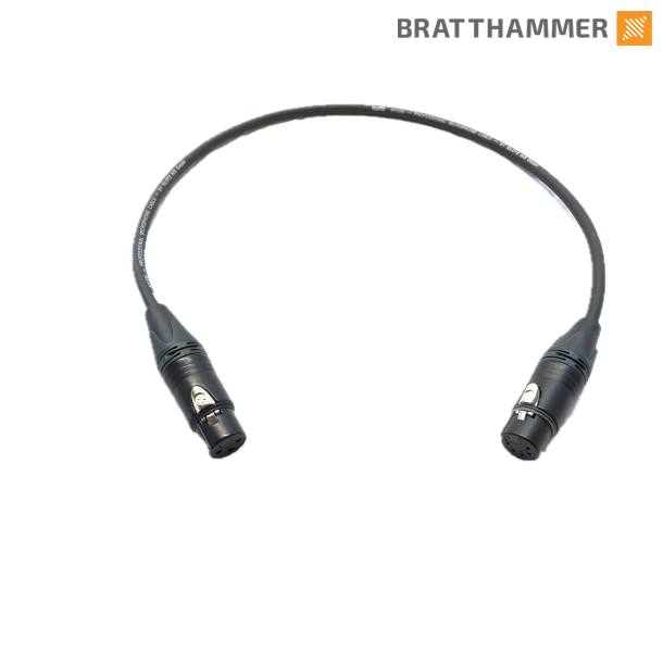 XLR adapter 5-pin female - 5-pin female