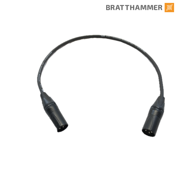 XLR adapter 3-pin male - 3-pin male