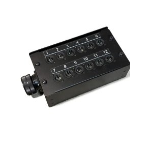 LK37 stageboks - 1x LK37 Female 12x XLR 3-pin Male