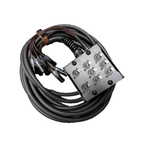 Multikabel 8-par 3-pin Eurocable m/stageboks