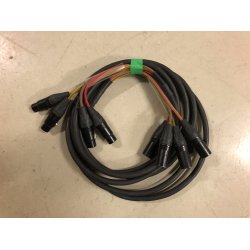 Multikabel 4-par 5-pin Eurocable DMX