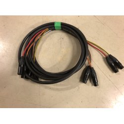 Multikabel 4-par 5-pin Eurocable DMX