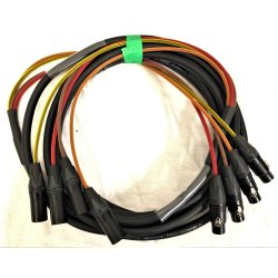 Multikabel 4-par 3-pin Eurocable AES