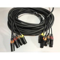 Multikabel 4-par 3-pin Eurocable AES