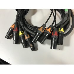 Multikabel 4-par 3-pin Eurocable AES