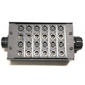 LK37 Stageboks - 1x LK37 Male 12x 3-pin Male + 12x XLR 3-pin Female + LK Link