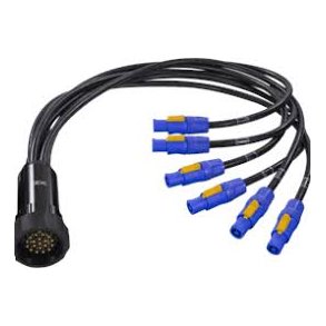 Socapex powercon breakout 1,5mm