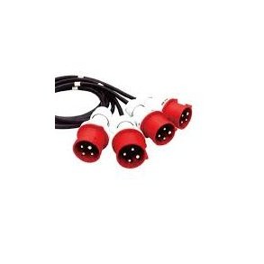 Socapex Female 4x motorkabel Male 1m