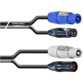 Hybrid LYS Powercon - Eurocable   1,5mm - neutrik 3-pin 