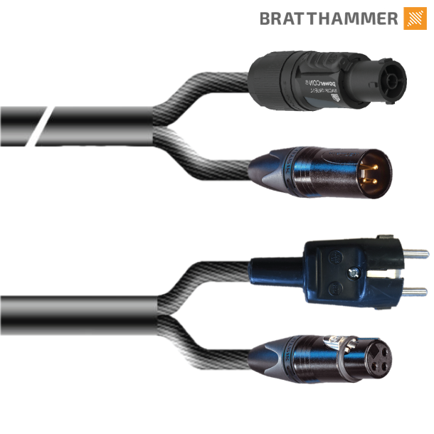 Hybrid AUDIO - Schuko - True1 female, 3-pin