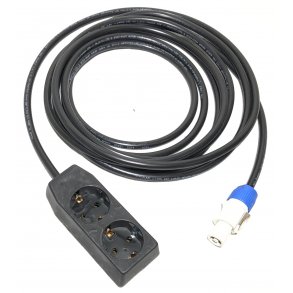 Powercon gr - Schuko 2-veis