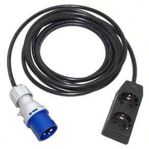 CEE 16A1 - Schuko 2-veis