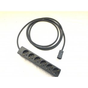 Euro C14 - Schuko 6-veis