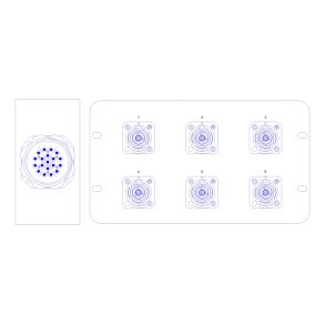 Socapex Syntax Stageboks - 6x true1