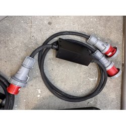 Adapter 400V 63A til 2x 63A