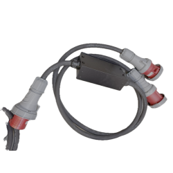 Adapter 400V 63A til 2x 63A