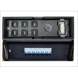 PDU 6-kurser. Omkoblingsbar 230/400V