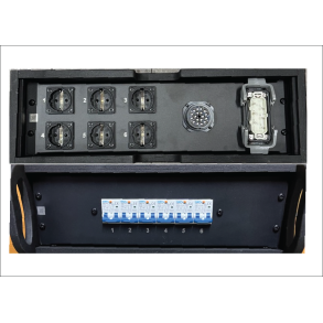 PDU 6-kurser. Omkoblingsbar 230/400V
