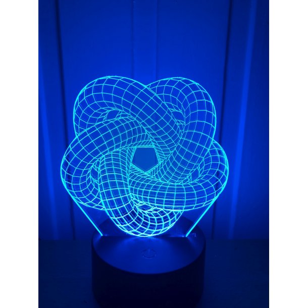 3D Lampe - Dekor 1