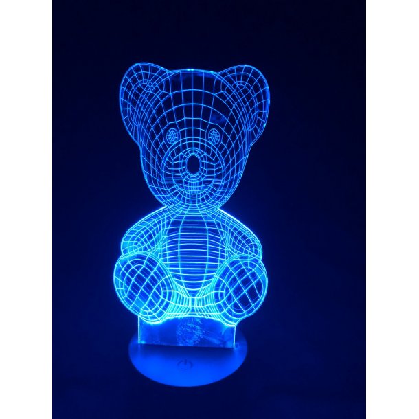 3D Lampe - Bamse 3