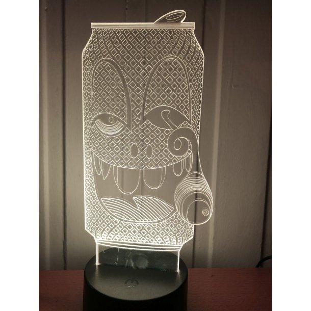 3D Lampe - Brusflaske