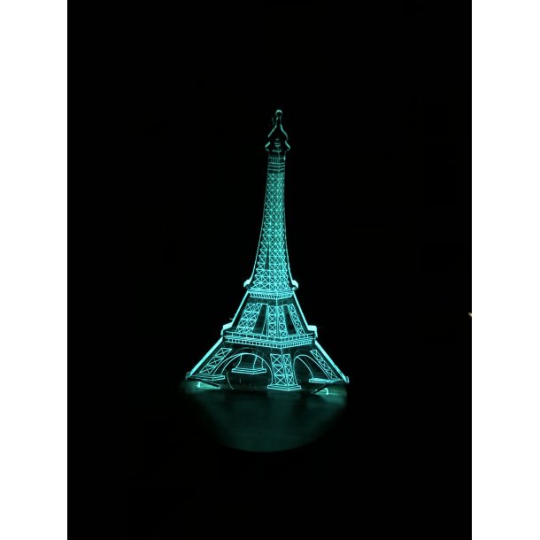 3D Lampe - Eiffeltårnet