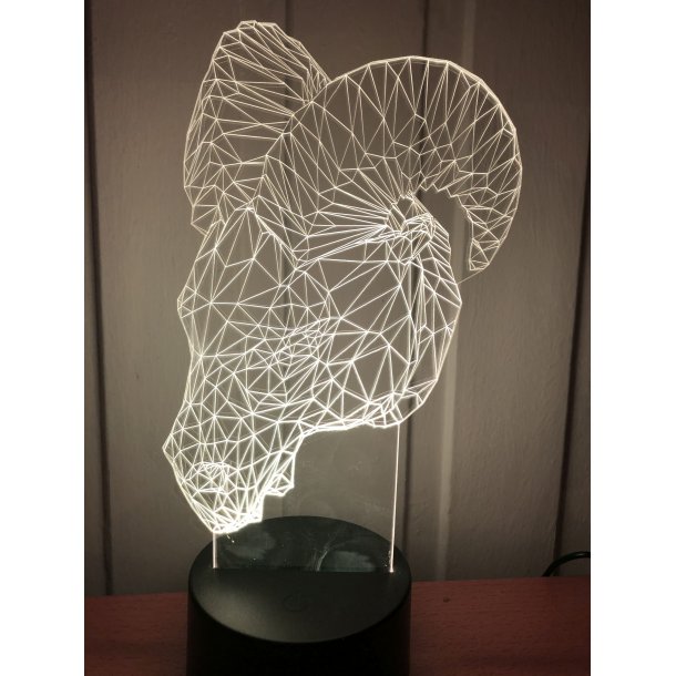 3D Lampe - Geitehode