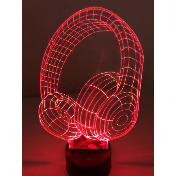 3D Lampe - Headsett