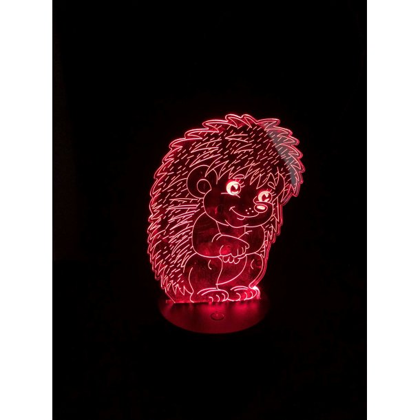 3D Lampe - Pinnsvin