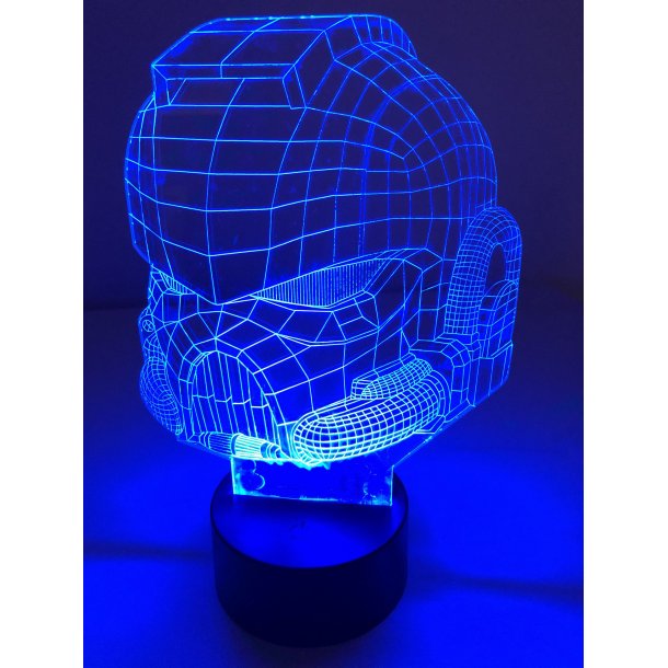 3D Lampe - Robotmaske