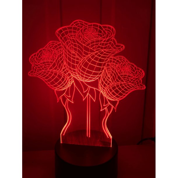 3D Lampe - Roser  