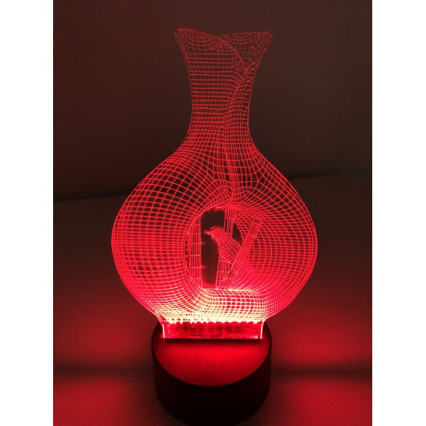 3D Lampe - Vase 1