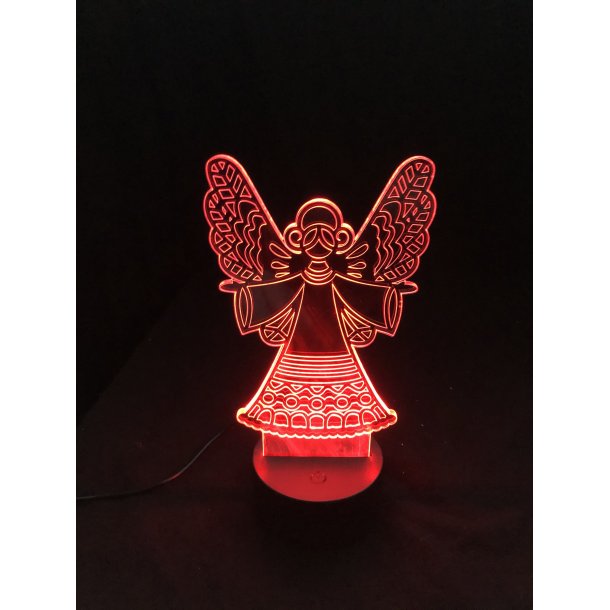3D Lampe - Engel 2