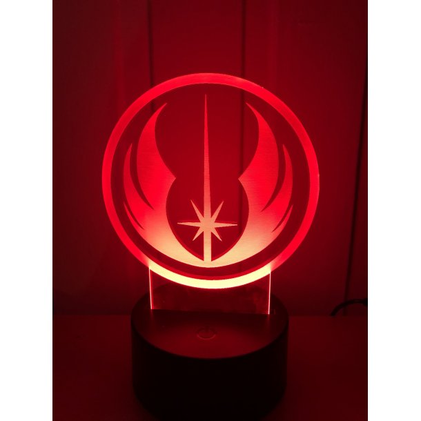 3D Lampe - Jedi symbol
