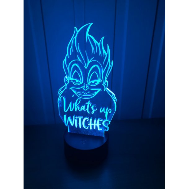 3D Lampe - Ursula - Whats up witches