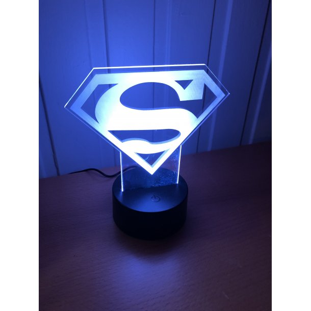 3D Lampe - Superman logo