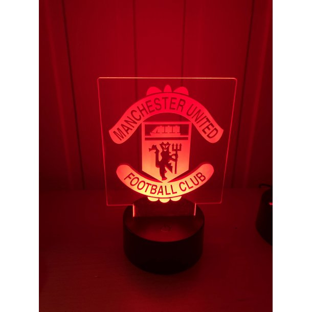 3D Lampe - Fotball - Manchester united