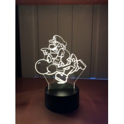 Lampe Mario & Yoshi 3D