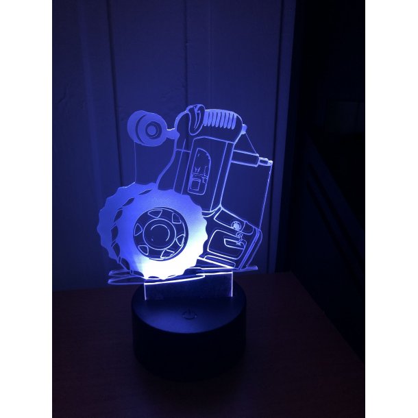 3D Lampe - Traktor - 3D Lamper - Bratthammer AS