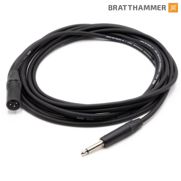 XLR Adapter 3-pin Male - Monojack