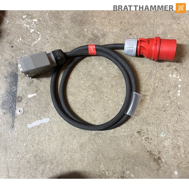 Adapter 400V 32A til harting 2m