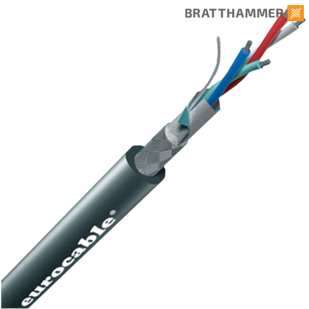 AES/EBU DMX-kabel  Eurocable 4-leder