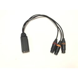 Ethercon chassis -  3x XLR 3pin female 