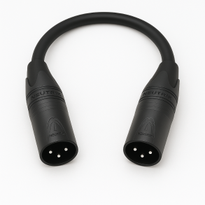 XLR adapter 3-pin male - 3-pin male