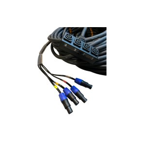 Speakon multikabel 4xSpeakon NL4 2x2,5mm - Stageboks 4x Speakon NL4
