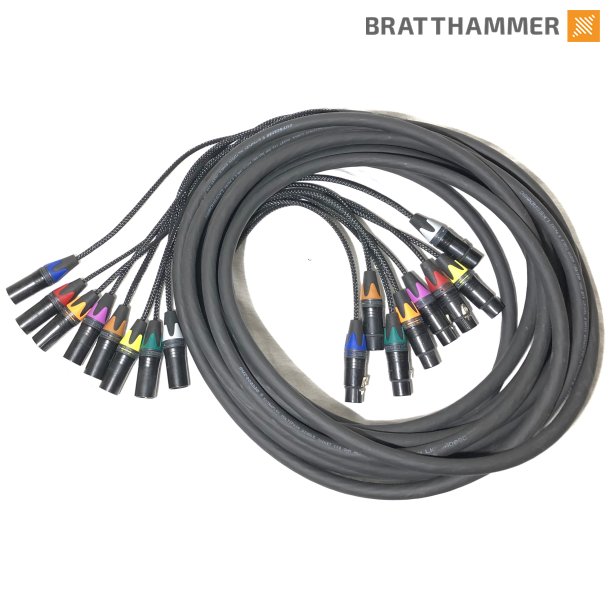 Multikabel 8-par 3-pin Eurocable