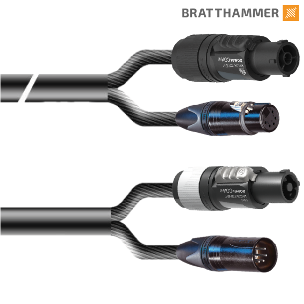 Hybrid LYS Powercon gr� - True1 Female 5-pin