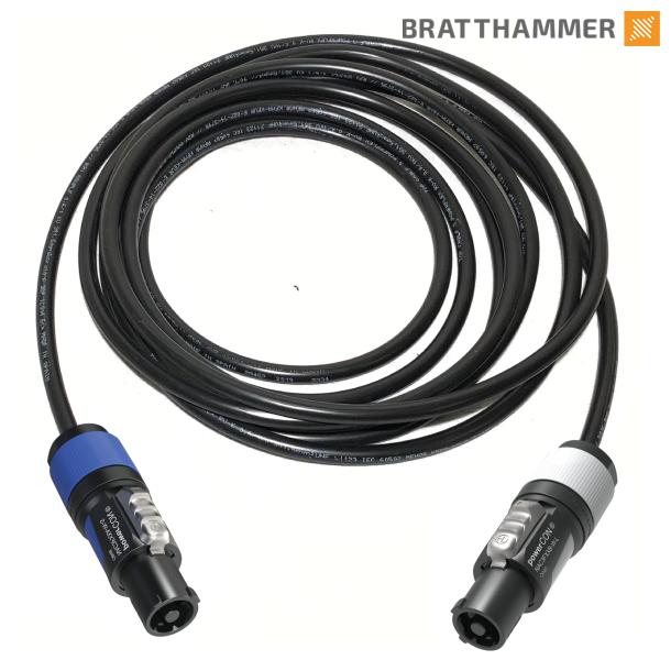 Skjtekabel Powercon 2,5mm