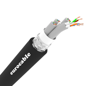 Ethercon Eurocable Multi 4x Cat6 p trommel