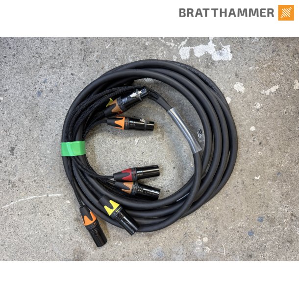 Multikabel 4-par 3-pin Eurocable AES/EBU 05m